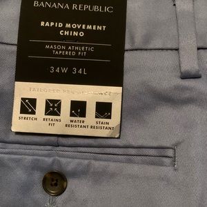 Brand Banana Republic Size 34 W 34 L Mason Athletic Tapered Fit